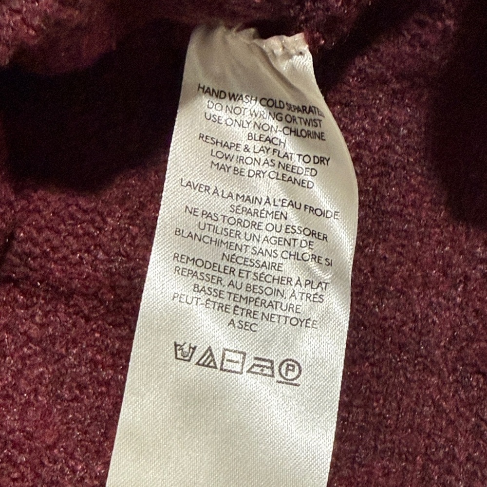 Free People | Care Soul Searcher Mock Neck Sweater | Wine Heather Small - Picture 7 of 7